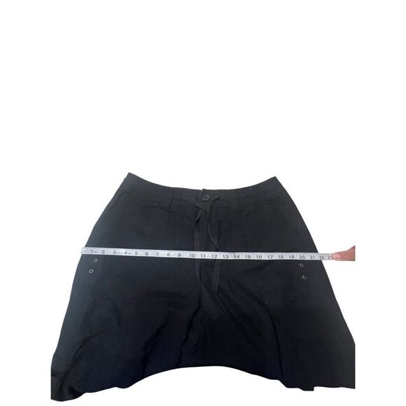 ST. John’s Bay Black Linen/Cotton Capris Sz 14W NWT - Picture 7 of 9